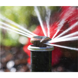 MP-RCS-515, MP Rotator Nozzle, right corner strip, 5' x 15' pattern, female threaded, copper