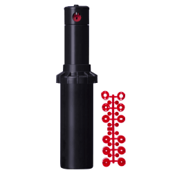 PGP-ADJ,  PGP Rotor, 4", adjustable from 40° to 360°, ¾" inlet, 12 standard red nozzles included
