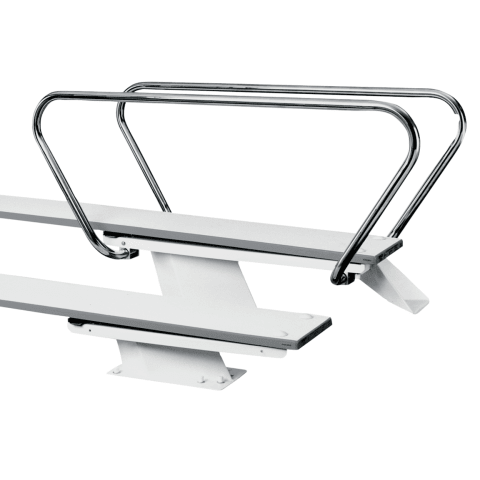 10' Steel Meter Handrails with Mounting Kit