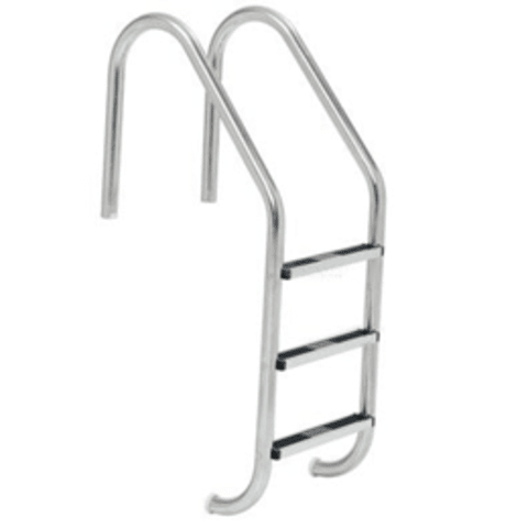 Commercial 3-Step Stainless Steel Tread Ladder