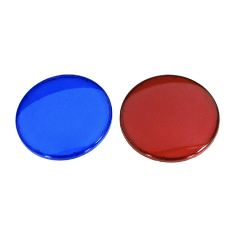 Light Lens Kit, 1 Red & 1 Blue