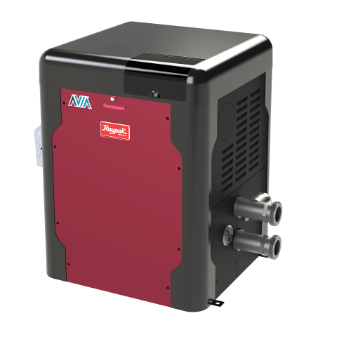 AVIA 399K BTU Natural Gas Low NOx Pool Heater with WiFi, Copper Tubing, 0-10000 Ft. Elevation, P-R404A-EN-C