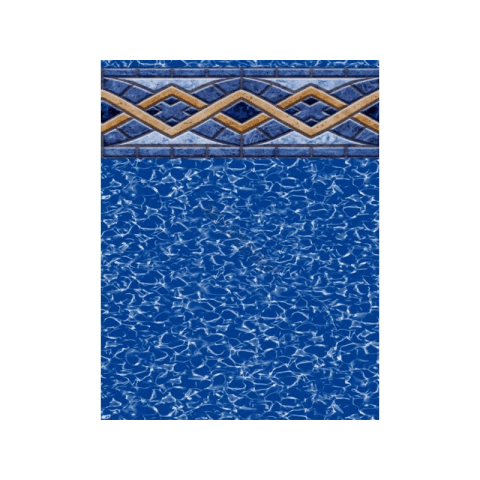 18' X 33' Oval 54" Wall Liberty Unibead Above Ground Liner; 25 Mil