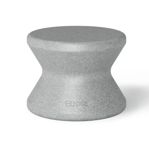 14" Granite Gray Signature Standard Side Table Without Umbrella Hole
