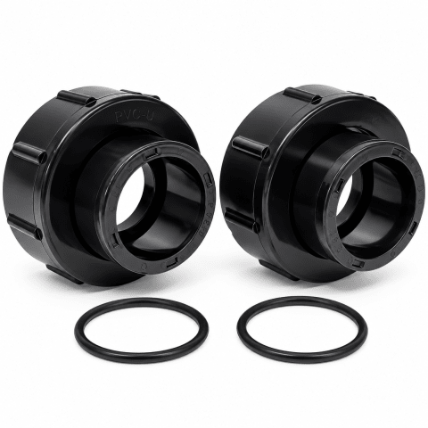Water Unions and O-Ring For Crosswind Pool Heaters