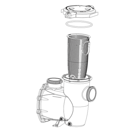 Strainer Pot Kit for IntelliFlo3 VSF 1.5 HP Pump