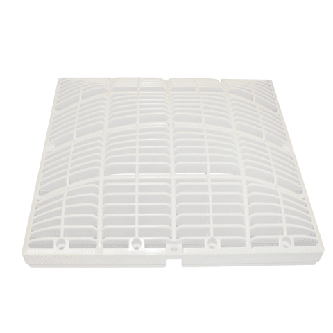 Universal Grate; 12" x 12", White