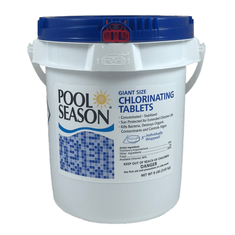 3" Jumbo Chlorinating Tablets, 8 lb Bucket