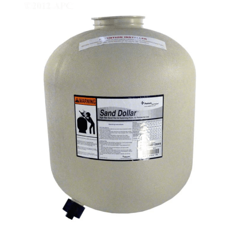 24" SD70 Almond Tank with Drain