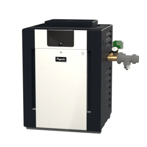 B-R408A Professional Series Asme Digital Brass Pool Heater Liquid Propane, #57 Burner, Cupro-Nickel Tubing