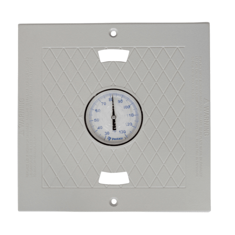 L3 Replacement Square Skimmer Lid with Thermometer For Hayward Skimmers; White