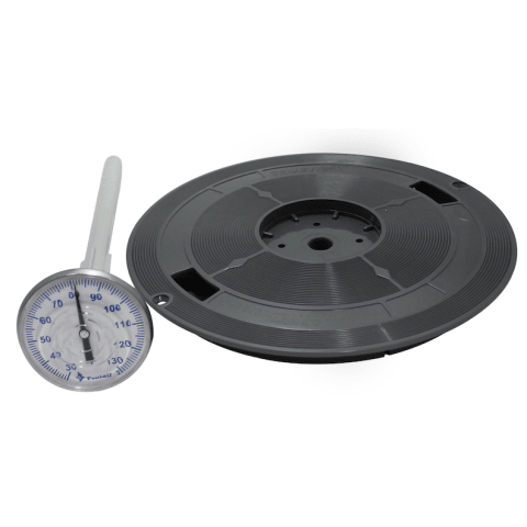 L1G Skimmer Lid W/Thermometer, Gray