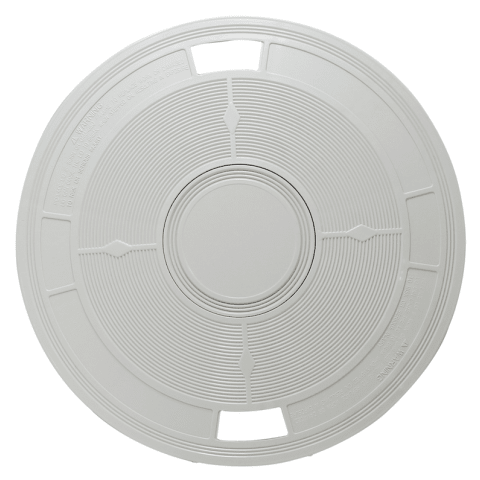 L4RW Replacement Round Skimmer Lid without Thermometer For American Products Skimmers, White