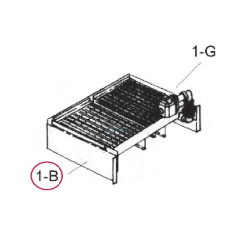 Burner Tray With Burners 001857F