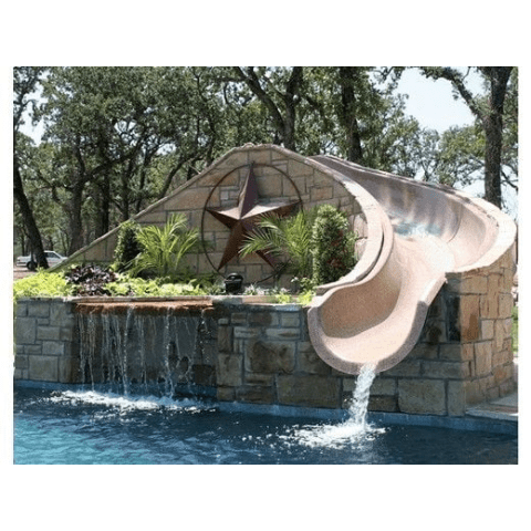 15' Garden Ride Pre-Configured Custom Slides, Right Curve, Autumn Sun