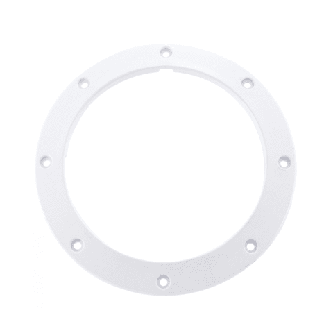 White ColorVision LED Light Bubbler Fiberglass Vinyl Lock Ring Kit