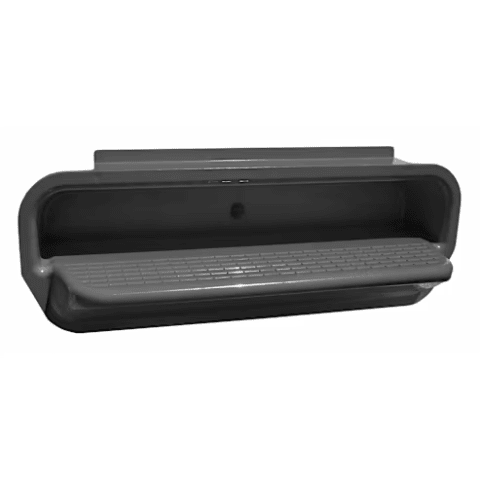15" Dark Gray Pool Wall Steps, Set of Three