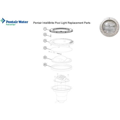 Pentair IntelliBrite Pool Light Parts