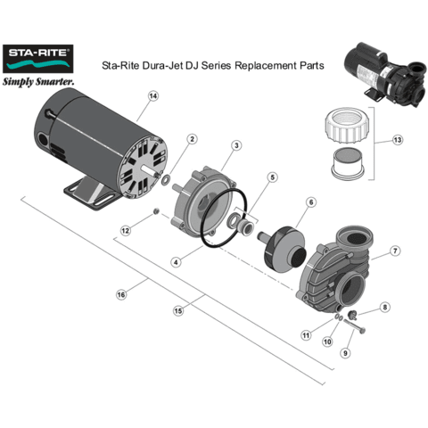 Sta-Rite Dura-Jet DJ Series Parts