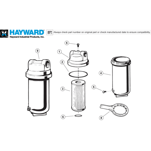 Hayward Microstar Clear Filter Parts
