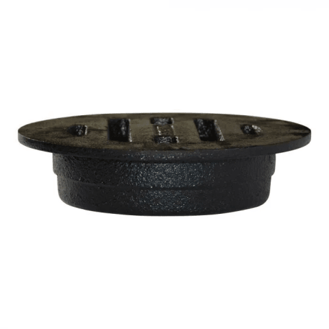 D6, 6" Ductile Iron Round Duracast Grate, Connects To 6" Spee-D Basin & Drain Pipes