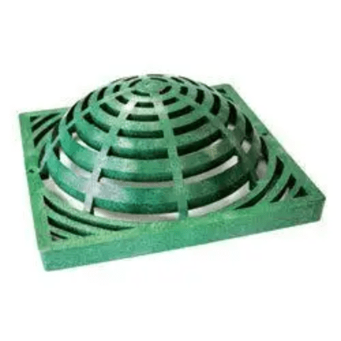 1891 - 18" Square Catch Basin Atrium Grate, Green
