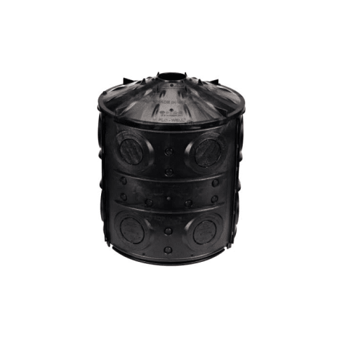 Flo-Well 50 gal Black Stormwater Dry Well System Kit (FWAS24WH)