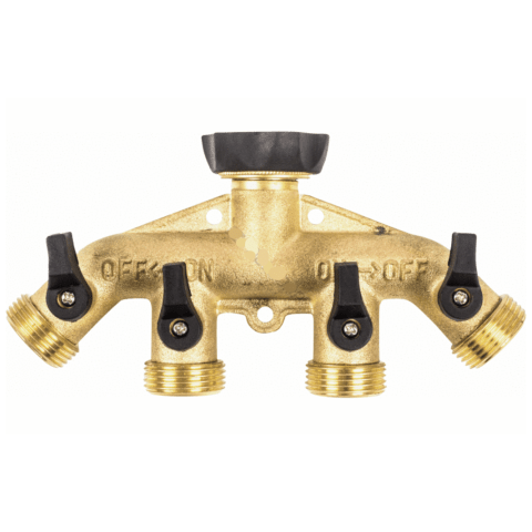 4-Way Hd Hose Tap Splitter Valve