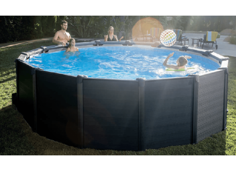 Socialistisch Tussendoortje buis 15' 8" x 49" Above Ground Swimming Pool Set with Sand Filter Pump & Ladder