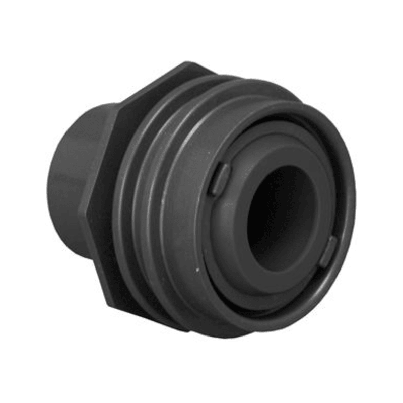 Gray Flush Mount Return Fitting