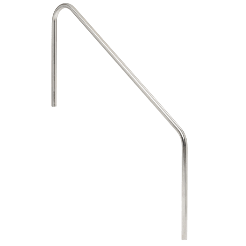 5' 2 Bend Stainless Steel Handrail, .049"