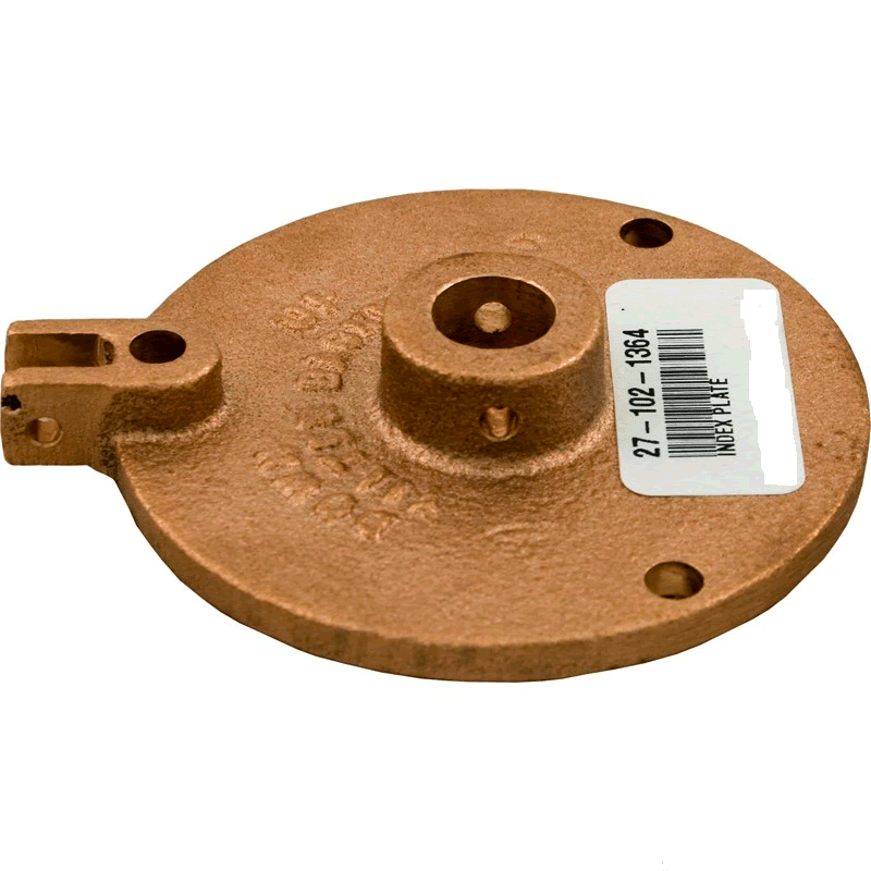 2" Bronze Valve Index Plate