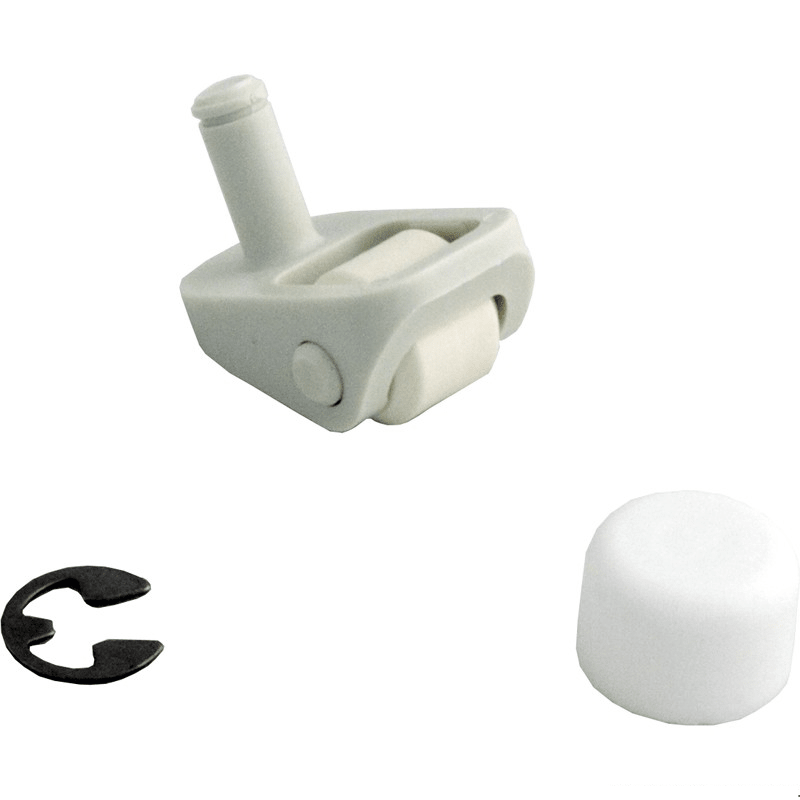 Swivel Wheel Kit, Gunite, White