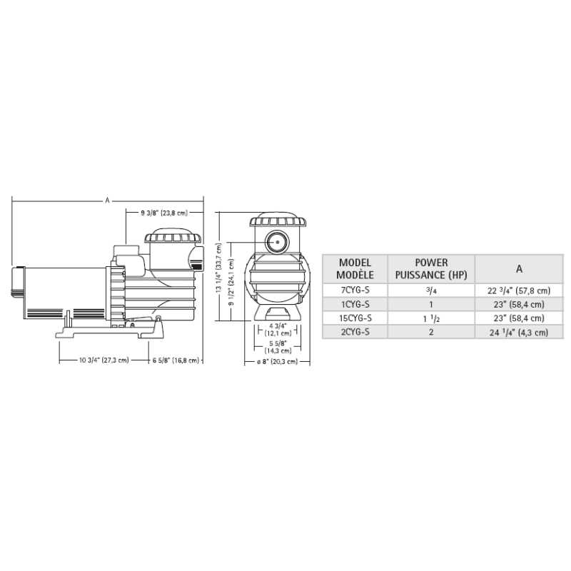 1HP II Pump 115/230V