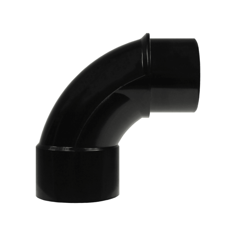 3 Inch ABS Medium Sweep 90 Degree Elbow, ABS Construction