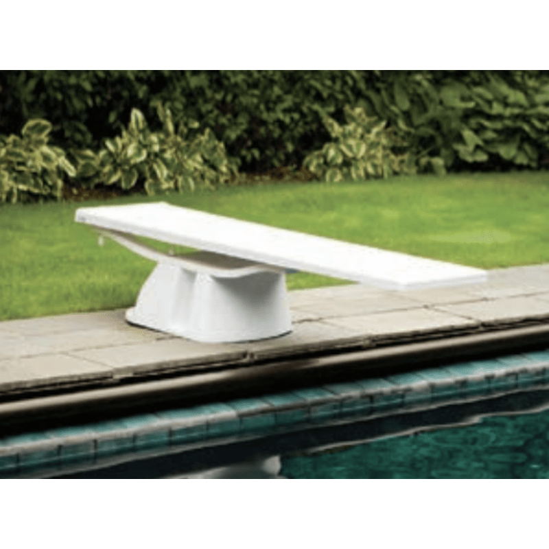 6' Complete Salt Jump System Stand with Frontier III Board - Radiant White