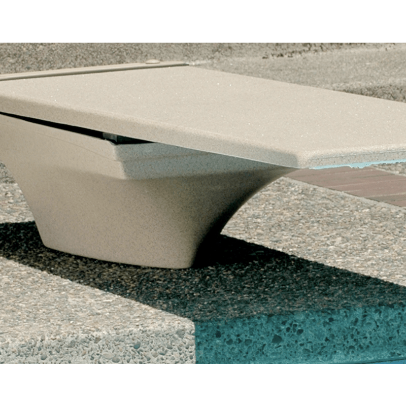 6' Flyte-Deck II Stand with Fibre-Dive Board - Gray Granite