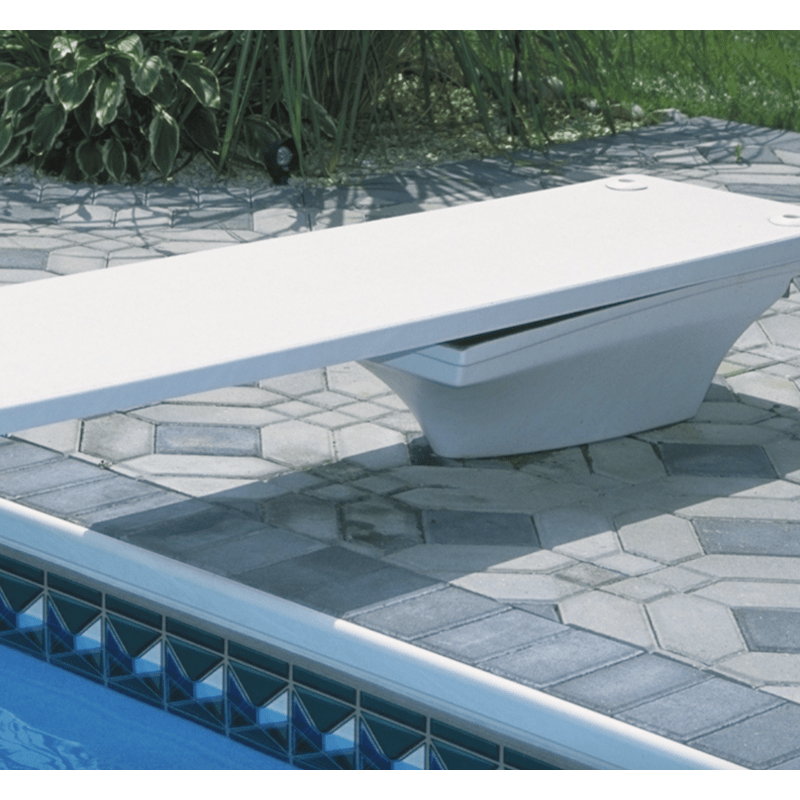 8' Flyte Deck Diving Board & Stand - Pewter Gray