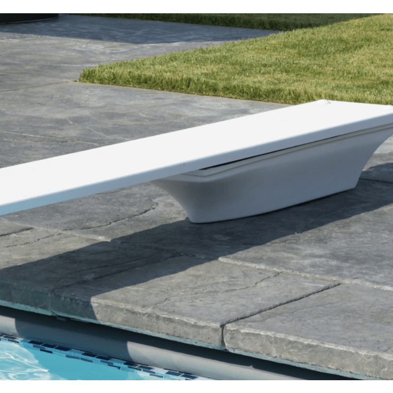 8' Flyte Deck Diving Board & Stand - Pebble