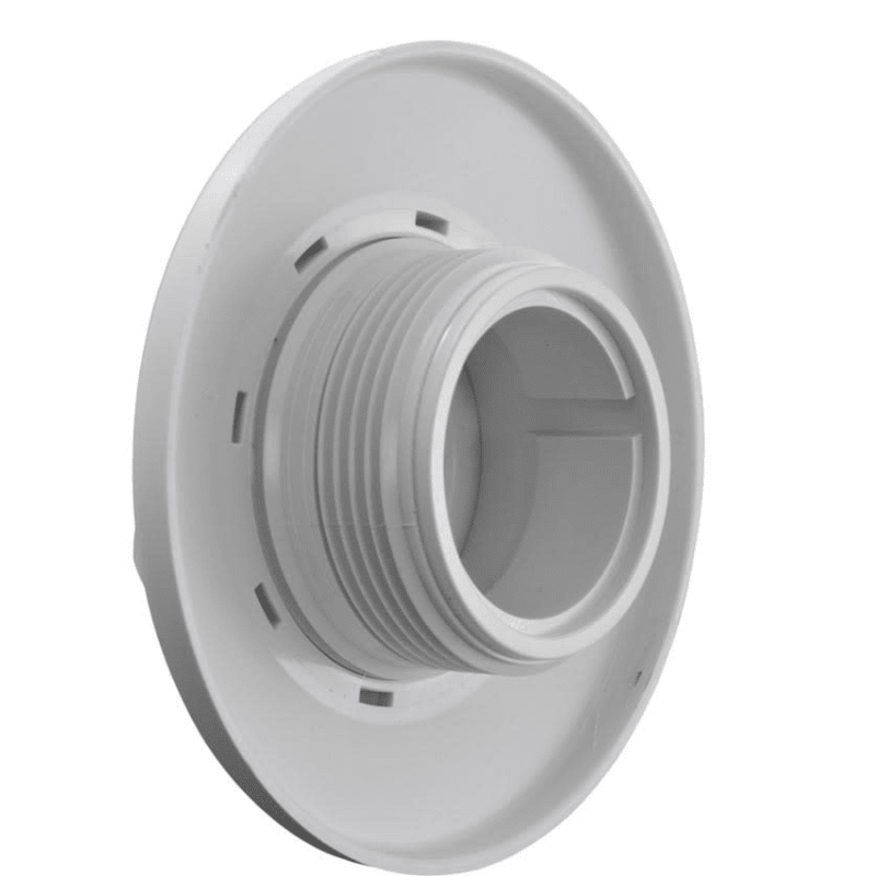 Inlet Fitting, Return Line Venturi Jet with Flange, White