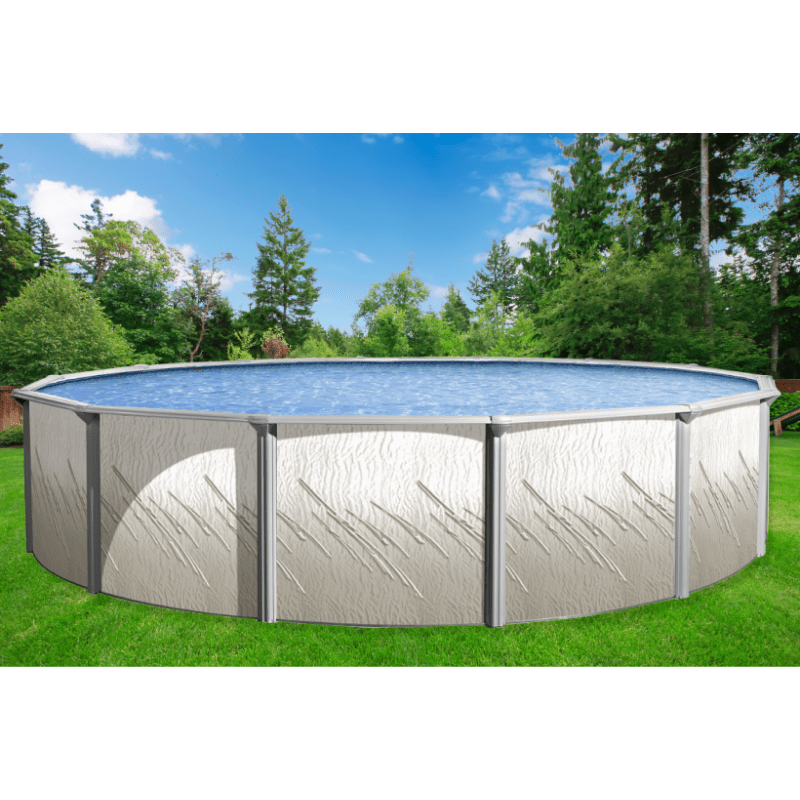 Ohana 27' Round Above Ground Pool, Basic Package 52 Wall