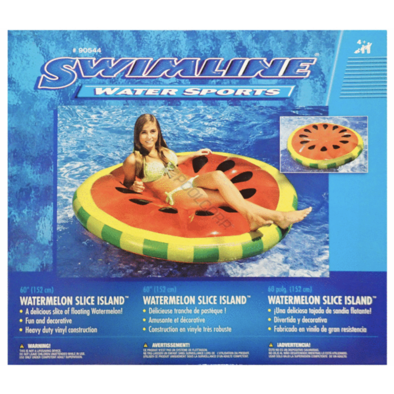 60" Watermelon Slice Island
