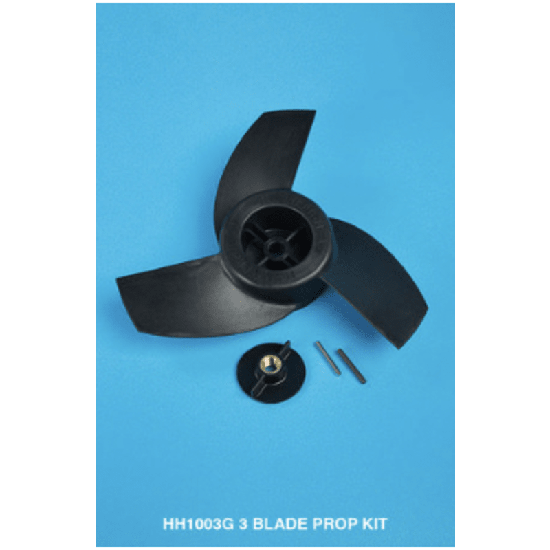 Three Blade Propeller Kit,  Includes Propeller, Prop Pins, and Prop Nut