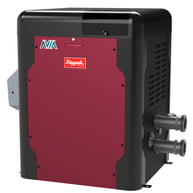 AVIA 399K BTU Propane Gas IID Low NOx Pool and Spa Heater with Polymer Headers, Copper Tubing, and WiFi, P-R404A-EP-C