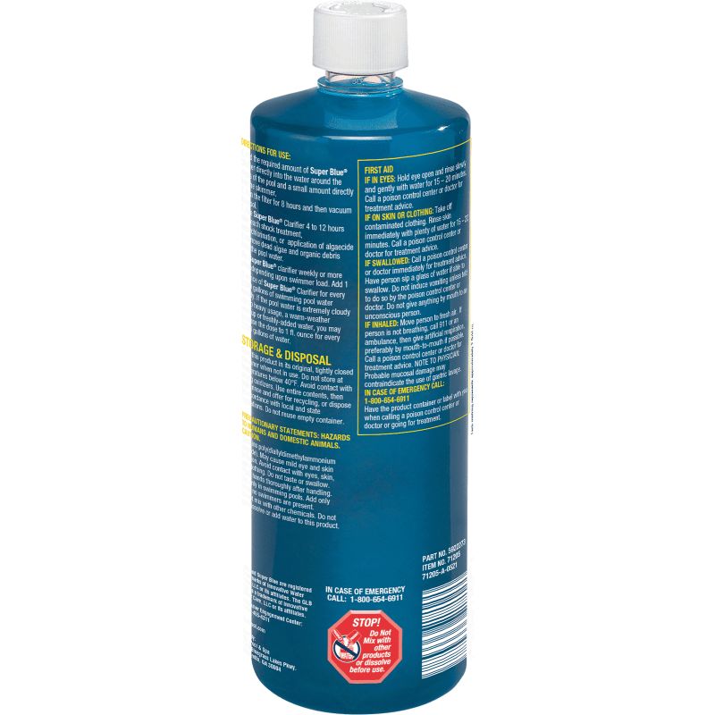 Super Blue Swimming Pool Clarifier