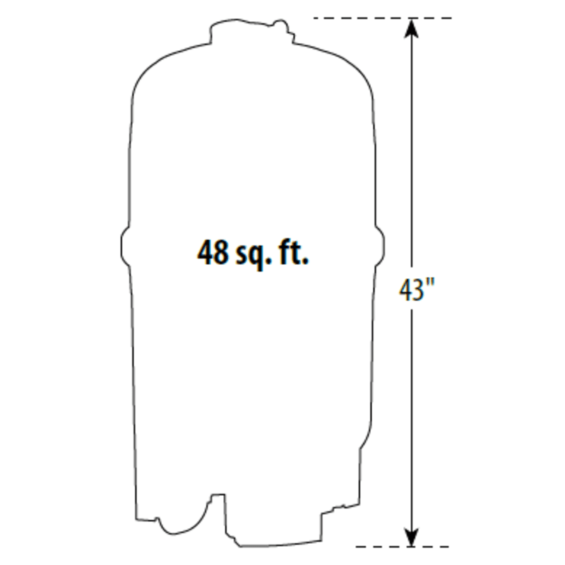 Crystal Water D.E. Filter 48 SqFt