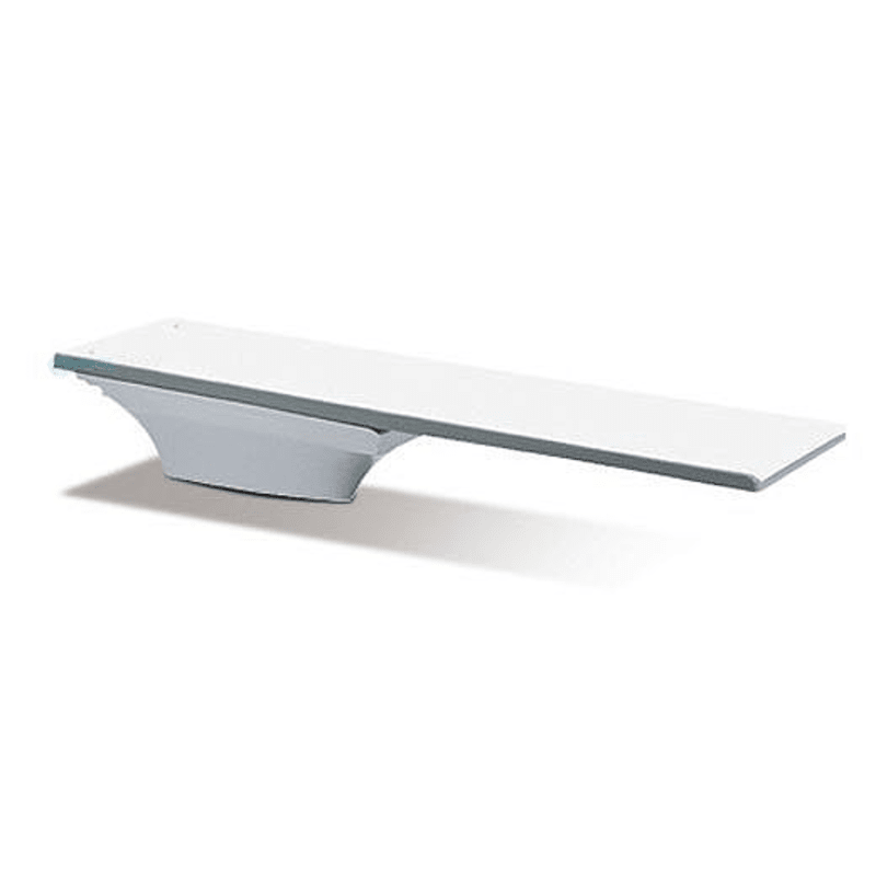 Flyte-Deck II Stand and Fibre-Dive Board Complete, 10' Radiant White with White Tread