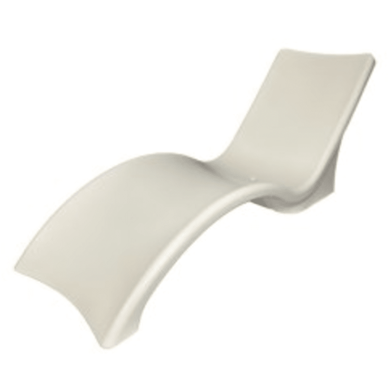 Lounge Chair Only, White, GPP-LF-LC-W
