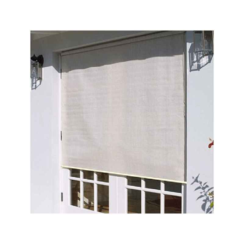 95% UV Block Exterior Cordless Sun Shade, 8x8 Foot Pebble