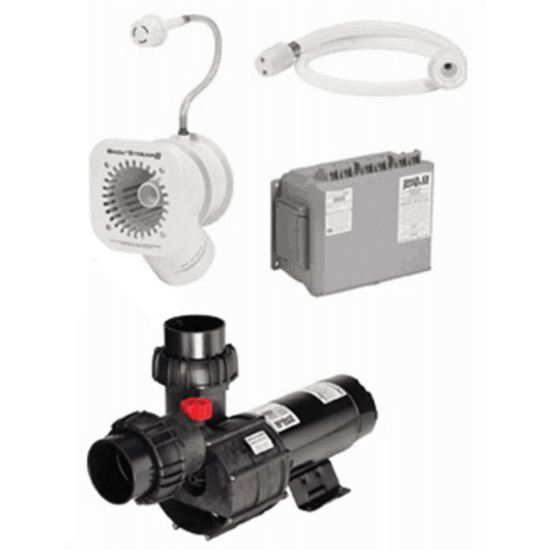 BaduStream II SwimJet System with Square Cover 1 Jet 4HP